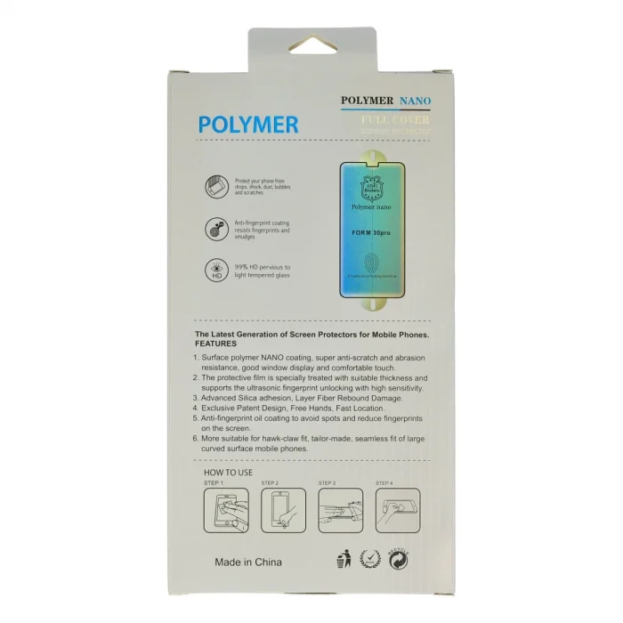 BUĞZ İphone 15 Pro Polymer Nano Ekran Koruyucu