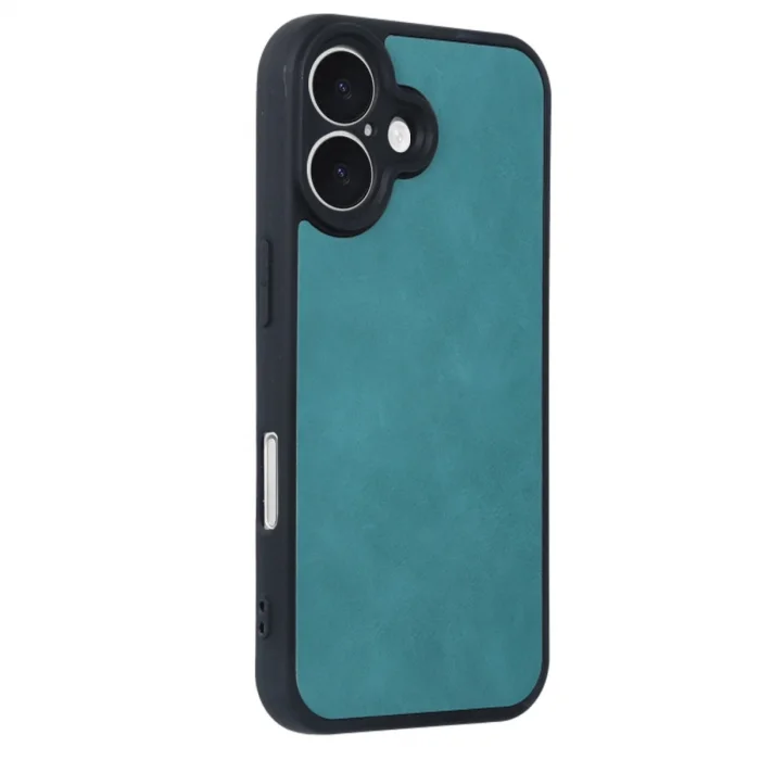 BUĞZ İphone 16 Kılıf Aras Deri Kapak - Açık Yeşil