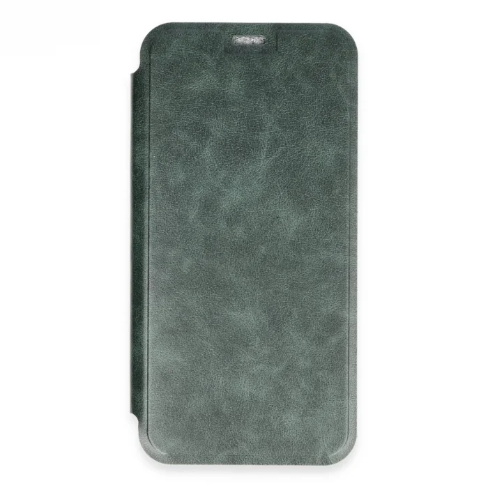 BUĞZ İphone 16 Kılıf Flip Cover - Koyu Yeşil