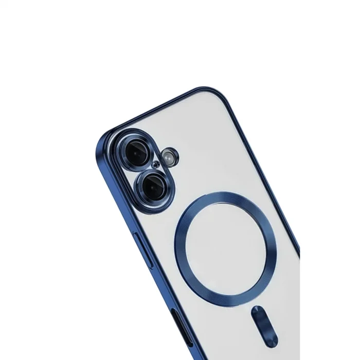 BUĞZ İphone 16 Kılıf Kross Magneticsafe Kapak - Lacivert