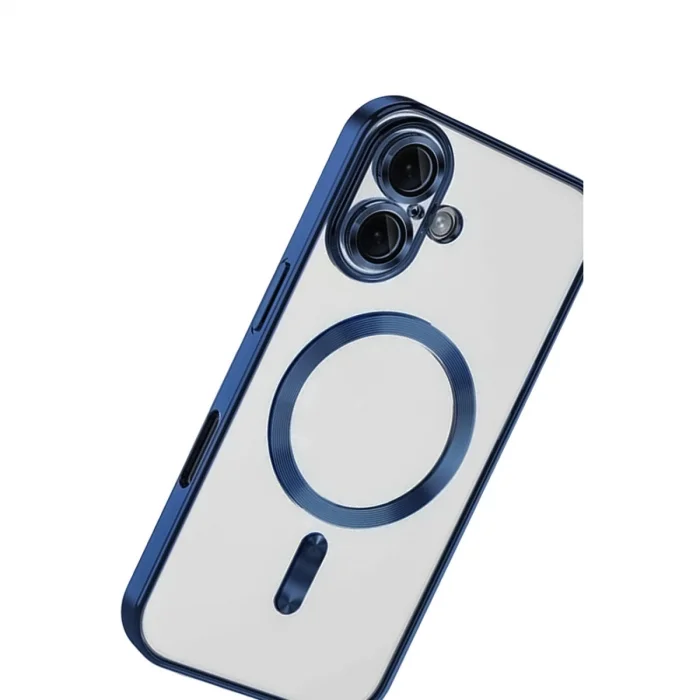 BUĞZ İphone 16 Kılıf Kross Magneticsafe Kapak - Lacivert