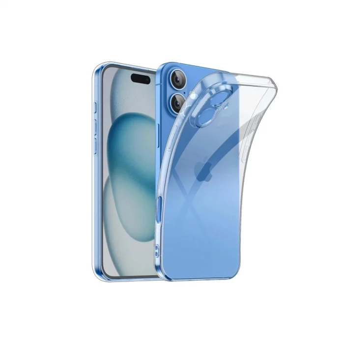 BUĞZ İphone 16 Kılıf Lüx Şeffaf Silikon