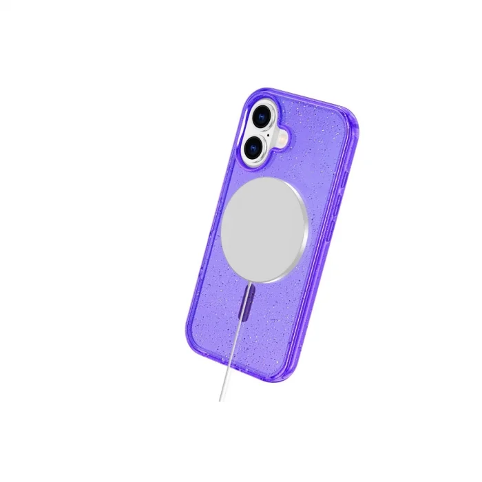 BUĞZ İphone 16 Plus Kılıf  Magsafe Kapak - Mor