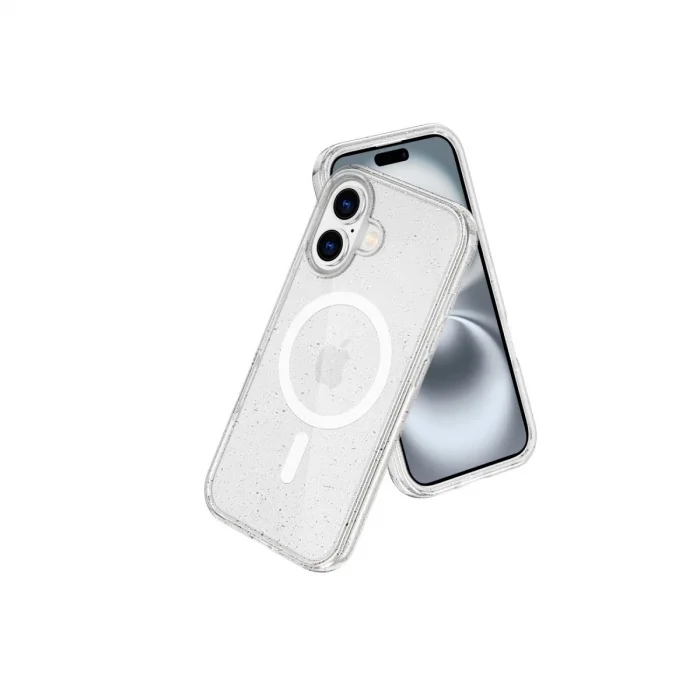 BUĞZ İphone 16 Plus Kılıf  Magsafe Kapak - Şeffaf