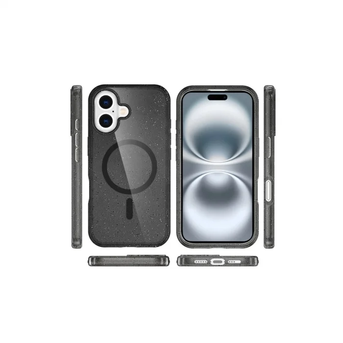 BUĞZ İphone 16 Plus Kılıf  Magsafe Kapak - Siyah