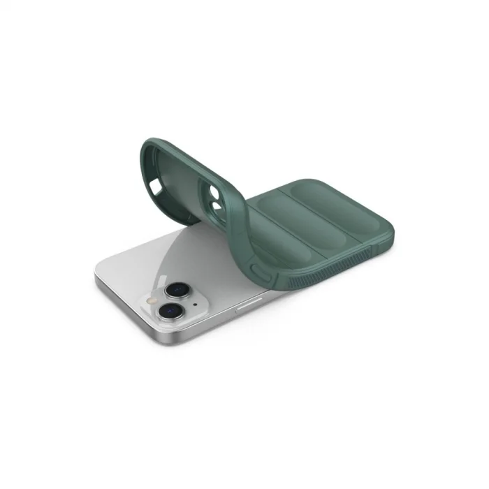 BUĞZ İphone 16 Plus Kılıf Optimum Silikon - Koyu Yeşil