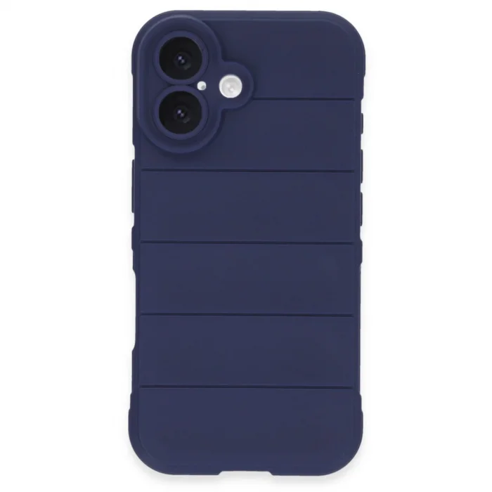 BUĞZ İphone 16 Plus Kılıf Optimum Silikon - Lacivert