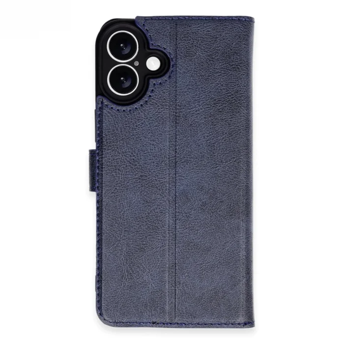 BUĞZ İphone 16 Plus Kılıf Trend S Plus Kapaklı Kılıf - Lacivert