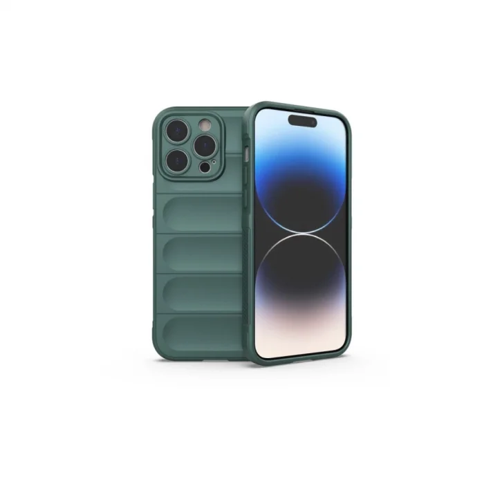 BUĞZ İphone 16 Pro Kılıf Optimum Silikon - Koyu Yeşil