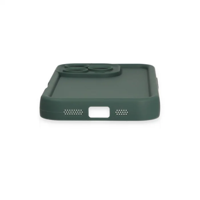 BUĞZ İphone 16 Pro Kılıf Viera Silikon - Koyu Yeşil