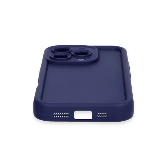 BUĞZ İphone 16 Pro Kılıf Viera Silikon - Lacivert