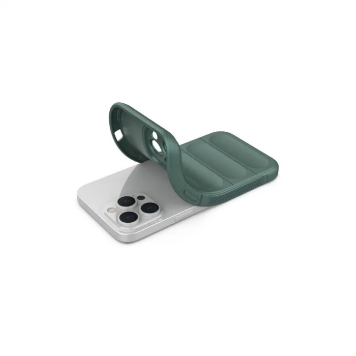 BUĞZ İphone 16 Pro Max Kılıf Optimum Silikon - Koyu Yeşil