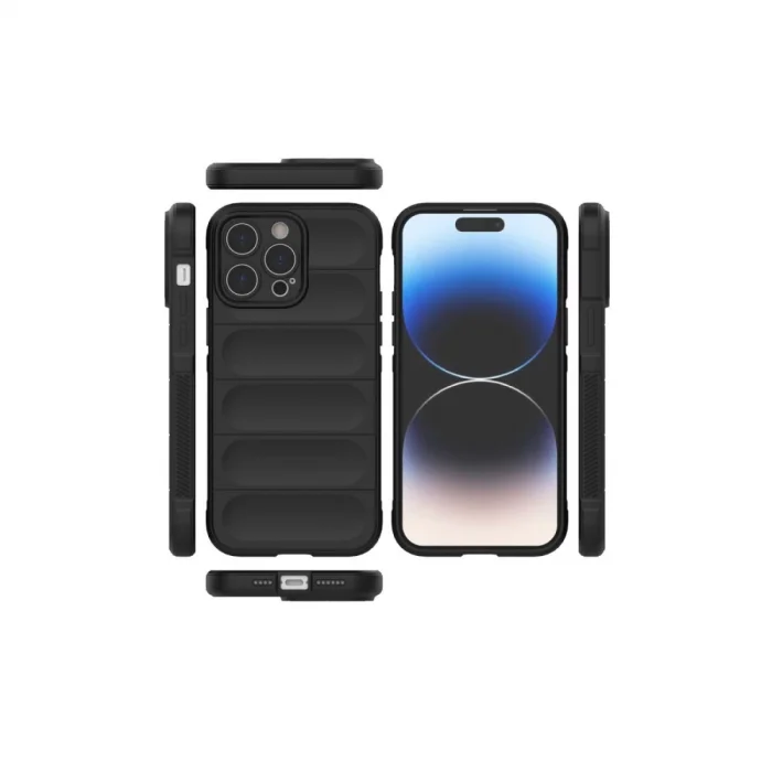 BUĞZ İphone 16 Pro Max Kılıf Optimum Silikon - Siyah