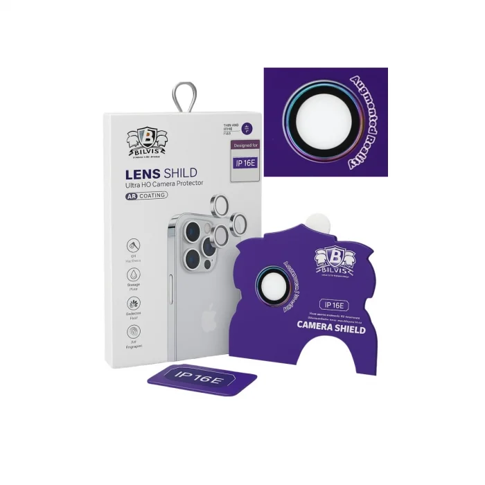 BUĞZ İphone 16e Bilvis Titan Kamera Lens - Rainbow