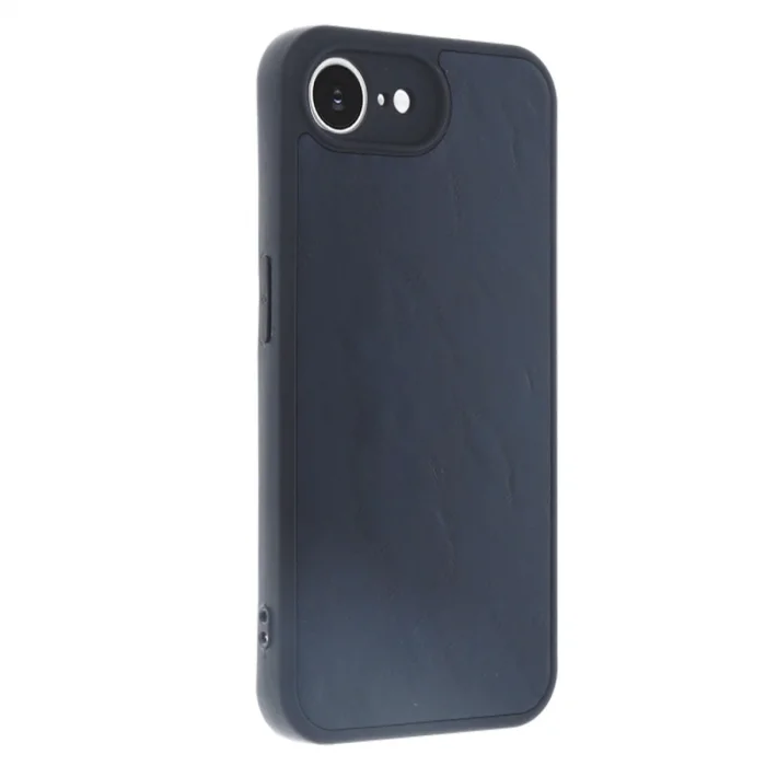 BUĞZ İphone 16e Kılıf Aras Deri Kapak - Lacivert