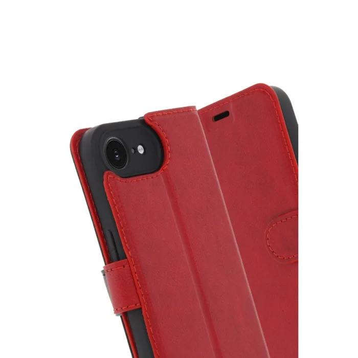 BUĞZ İphone 16e Kılıf Trend S Plus Kapaklı Kılıf - Kırmızı