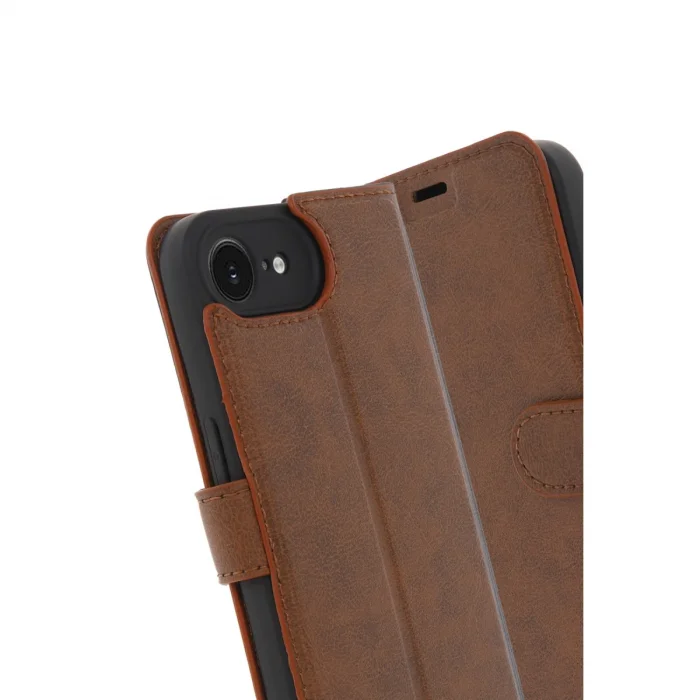 BUĞZ İphone 16e Kılıf Trend S Plus Kapaklı Kılıf - Taba