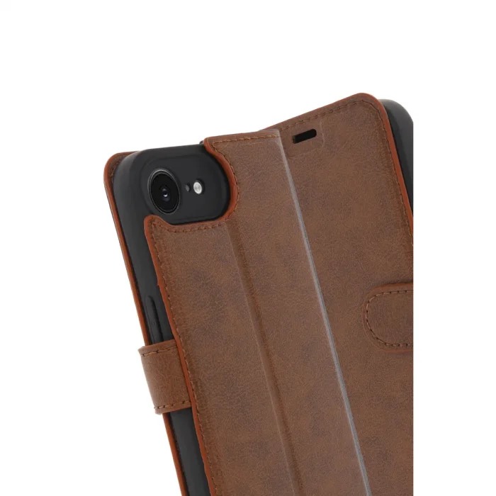 BUĞZ İphone 16e Kılıf Trend S Plus Kapaklı Kılıf - Taba