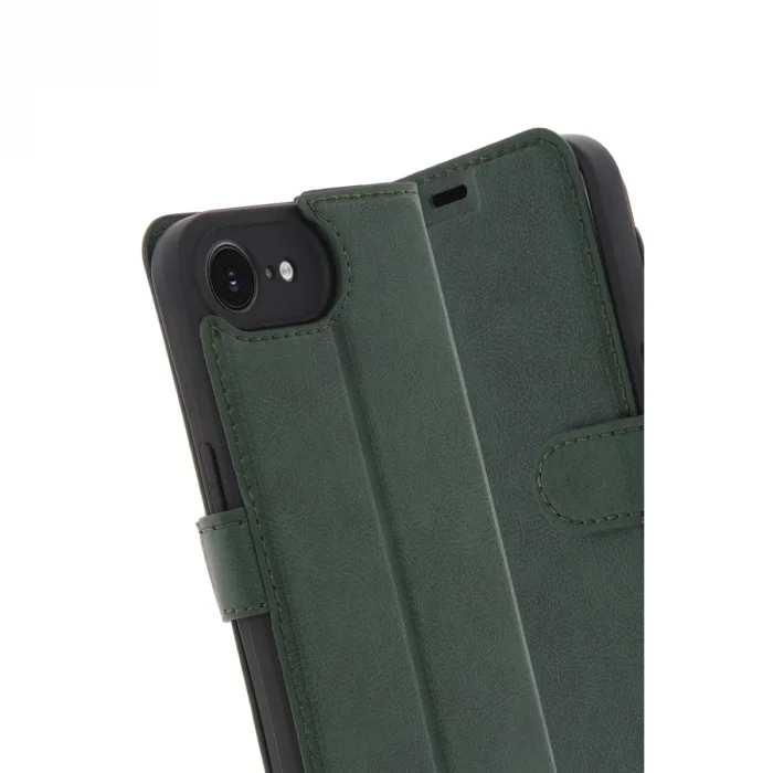 BUĞZ İphone 16e Kılıf Trend S Plus Kapaklı Kılıf - Yeşil