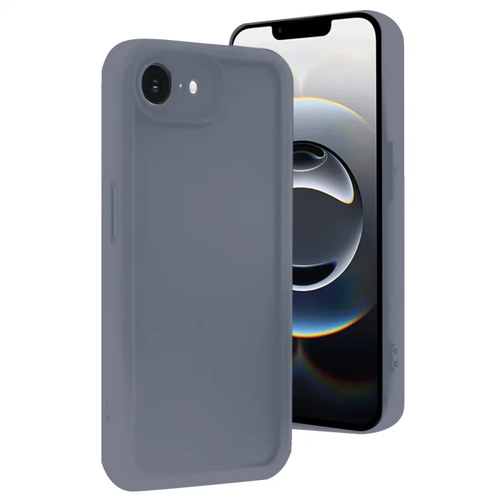BUĞZ İphone 16e Kılıf Viera Silikon - Gri