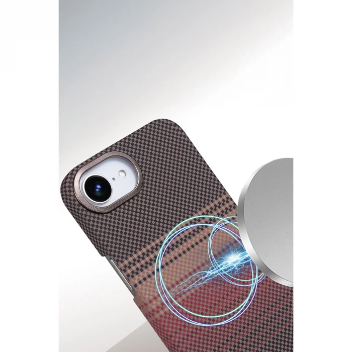 BUĞZ İphone 16e Vega Magsafe Kapak - Çöl Titanyum