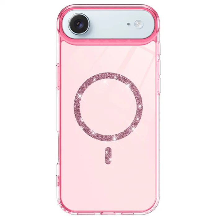 BUĞZ İphone 17 Air Live Diamond Magsafe Kapak - Pembe