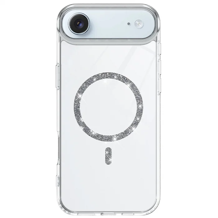 BUĞZ İphone 17 Air Live Diamond Magsafe Kapak - Şeffaf