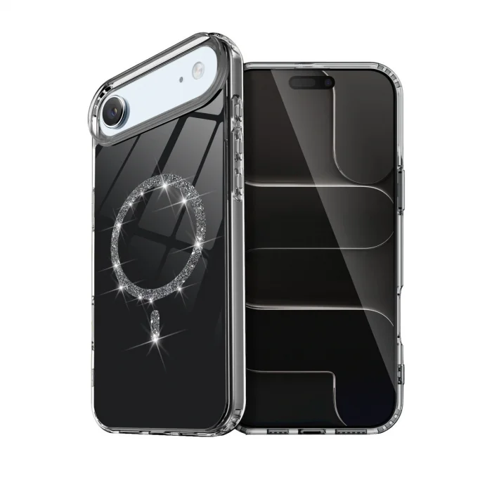 BUĞZ İphone 17 Air Live Diamond Magsafe Kapak - Siyah