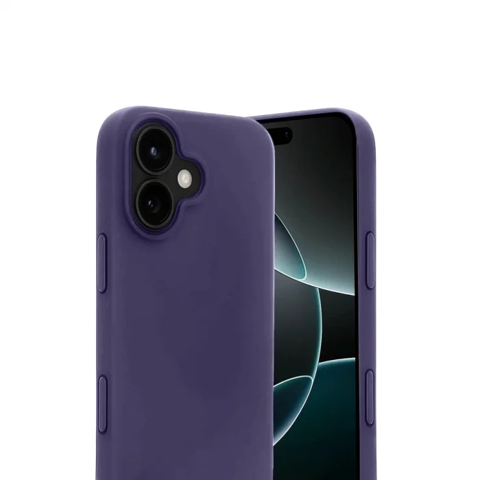 BUĞZ İphone 17 First Silikon - Mürdüm