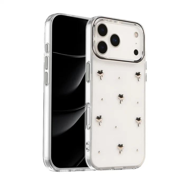 BUĞZ İphone 17 Pro Fiyonk Desenli Kapak - Desen 1