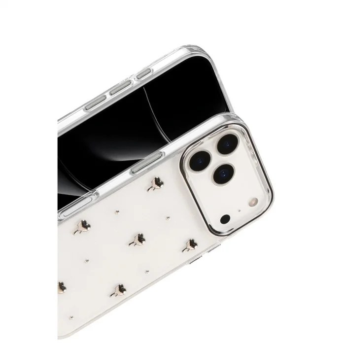 BUĞZ İphone 17 Pro Fiyonk Desenli Kapak - Desen 1