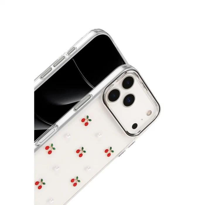 BUĞZ İphone 17 Pro Fiyonk Desenli Kapak - Desen 9