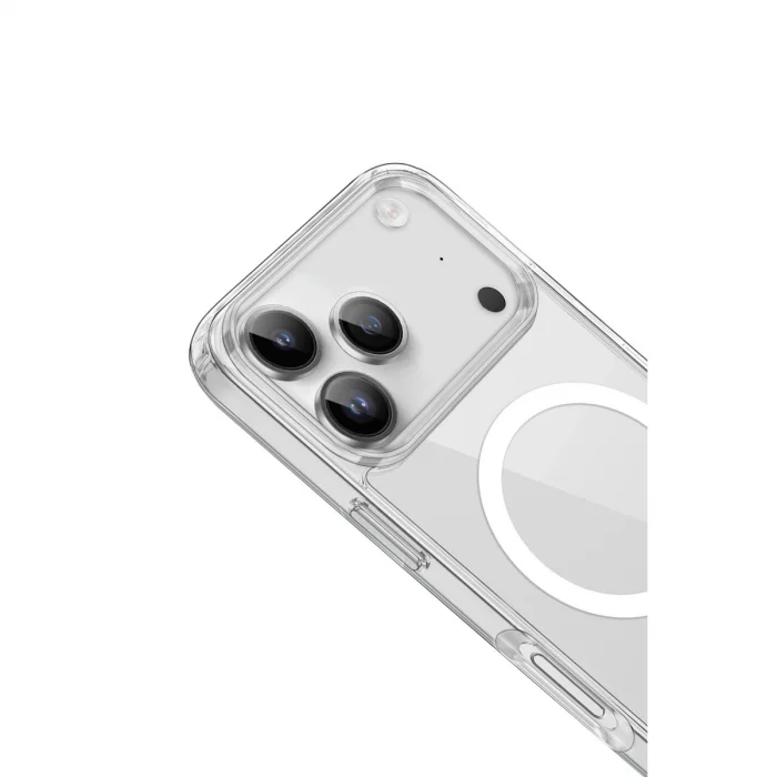BUĞZ İphone 17 Pro Kılıf Pc Real Magsafe Kapak - Şeffaf
