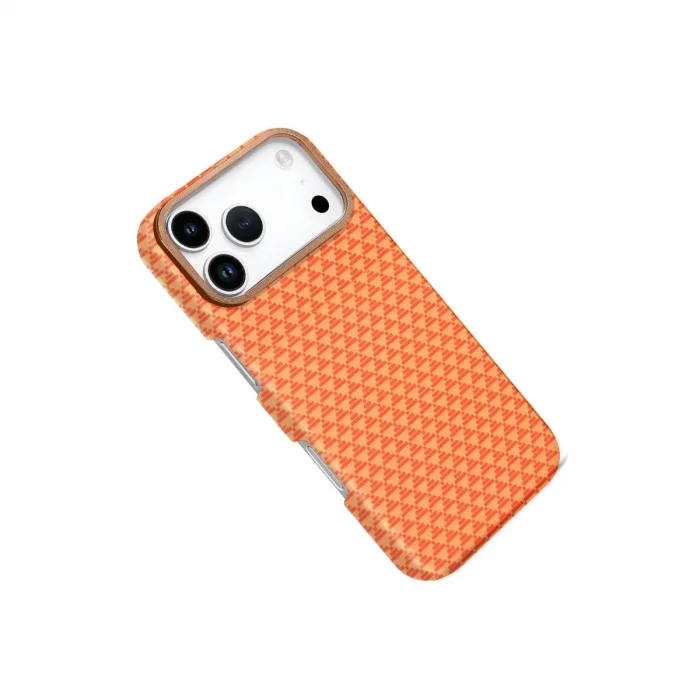 BUĞZ İphone 17 Pro Vega Magsafe Kapak - Parlak Turuncu