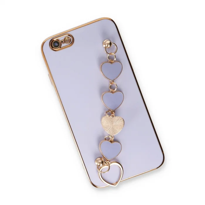 BUĞZ İphone 6 Kılıf Esila Silikon - Lila