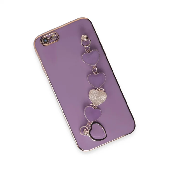 BUĞZ İphone 6 Kılıf Esila Silikon - Mor