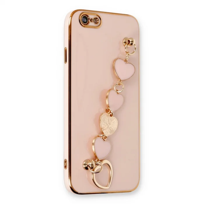 BUĞZ İphone 6 Kılıf Esila Silikon - Pudra