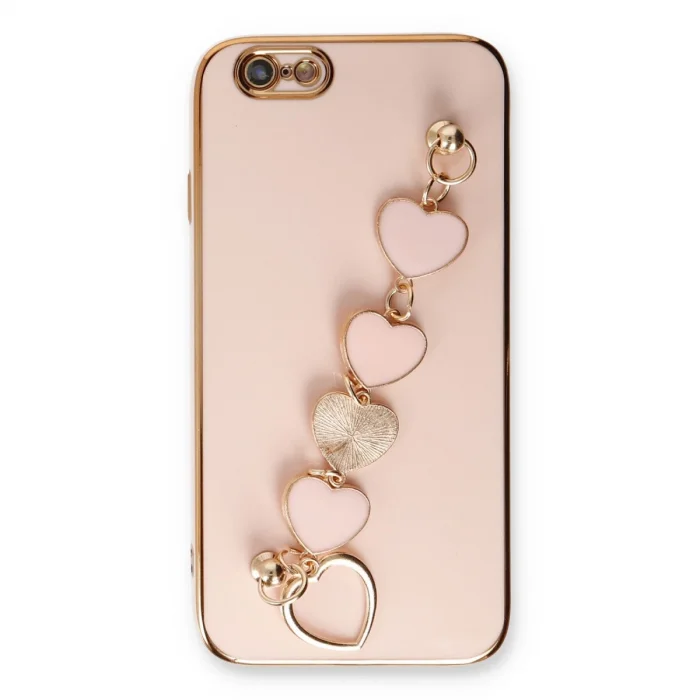 BUĞZ İphone 6 Kılıf Esila Silikon - Pudra