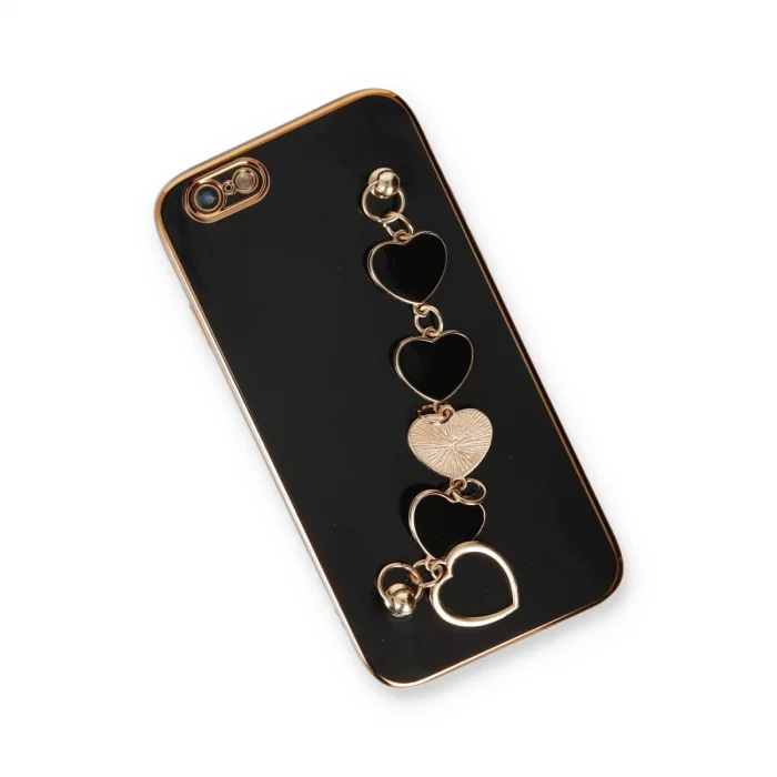 BUĞZ İphone 6 Kılıf Esila Silikon - Siyah