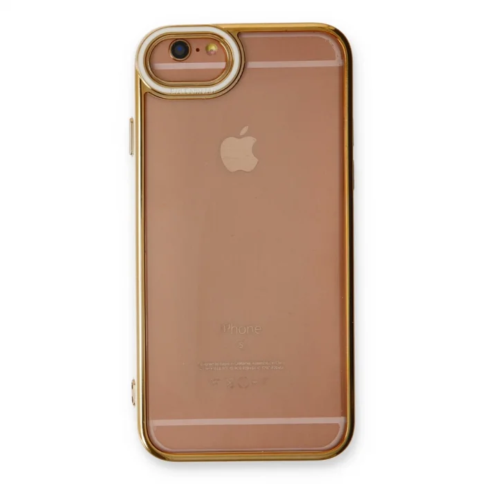 BUĞZ İphone 6 Kılıf Liva Lens Silikon - Beyaz