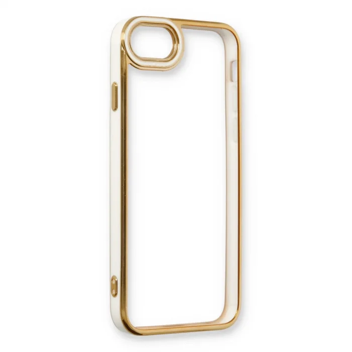 BUĞZ İphone 6 Kılıf Liva Lens Silikon - Beyaz