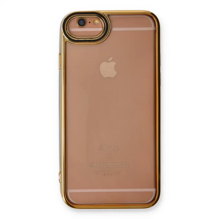 BUĞZ İphone 6 Kılıf Liva Lens Silikon - Siyah