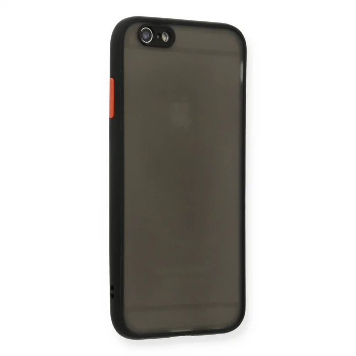 BUĞZ İphone 6 Kılıf Montreal Silikon Kapak - Siyah