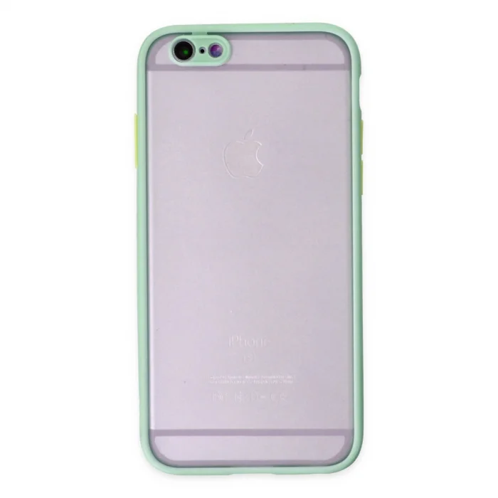 BUĞZ İphone 6 Kılıf Montreal Silikon Kapak - Turkuaz