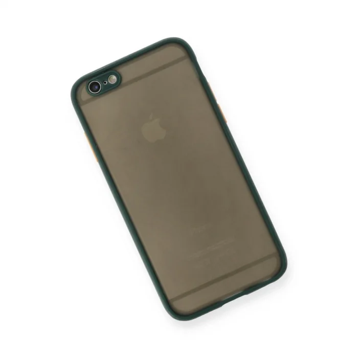 BUĞZ İphone 6 Kılıf Montreal Silikon Kapak - Yeşil