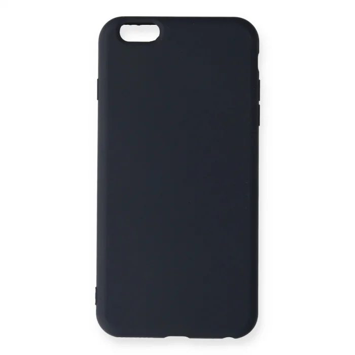 BUĞZ İphone 6 Plus Kılıf Nano İçi Kadife Silikon - Lacivert