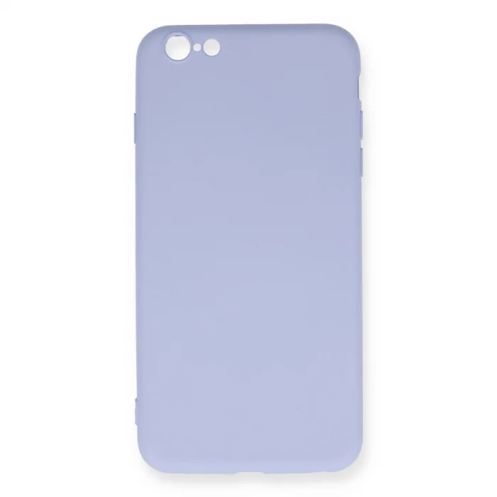 BUĞZ İphone 6 Plus Kılıf Nano İçi Kadife Silikon - Lila