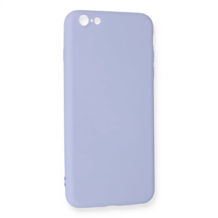 BUĞZ İphone 6 Plus Kılıf Nano İçi Kadife Silikon - Lila