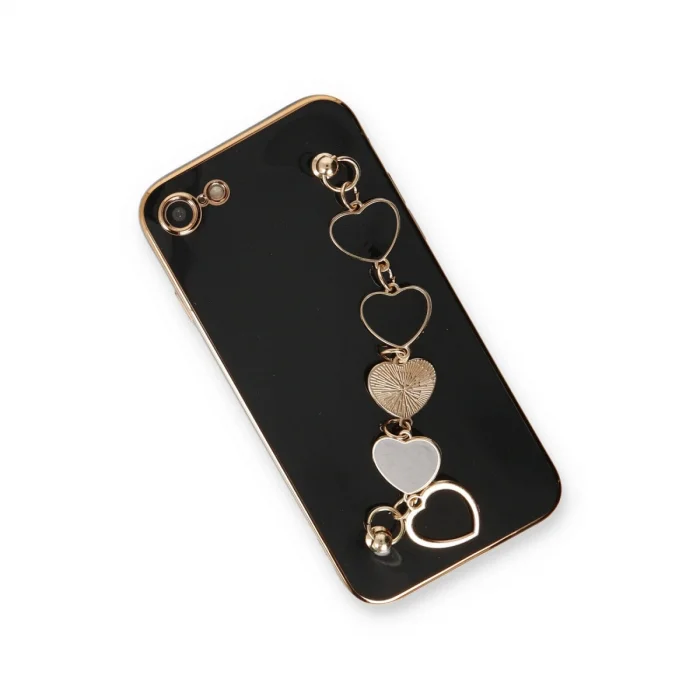 BUĞZ İphone 7 Kılıf Esila Silikon - Siyah