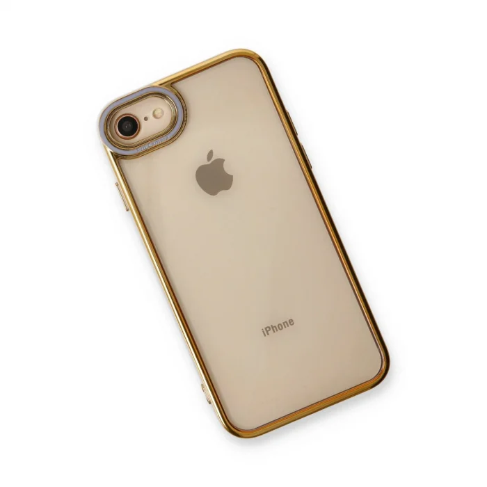 BUĞZ İphone 7 Kılıf Liva Lens Silikon - Lila